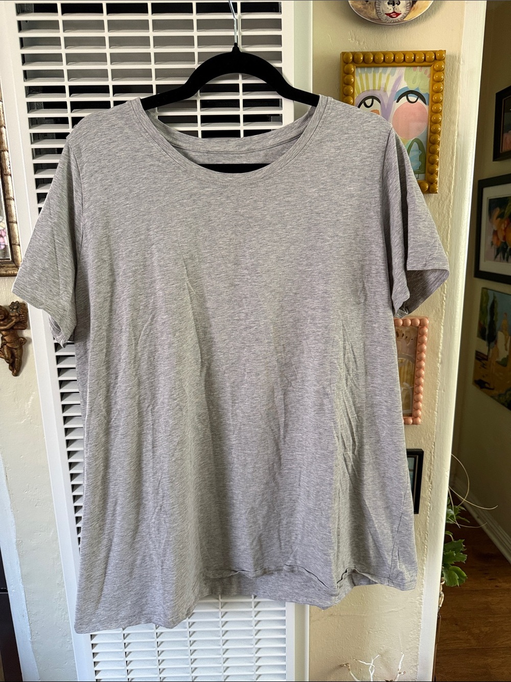 Soft Surroundings Pima short sleeve scoop neck shirt